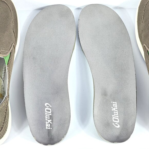 Olukai Nohea Mesh Mustang Green Men’s Slip On Shoes Size 10 M Casual Comfort - Picture 16 of 16